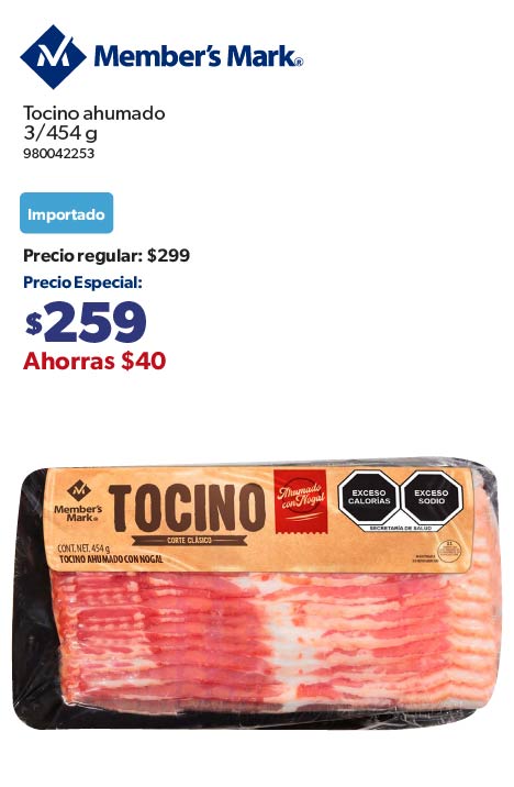 Tocino ahumado