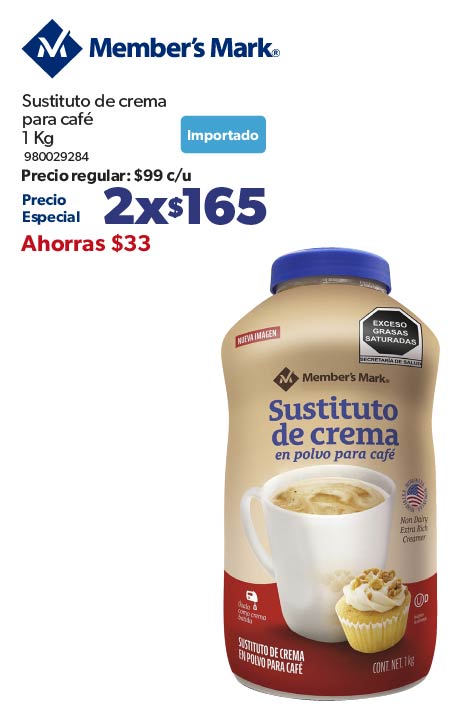 Sustituto de crema