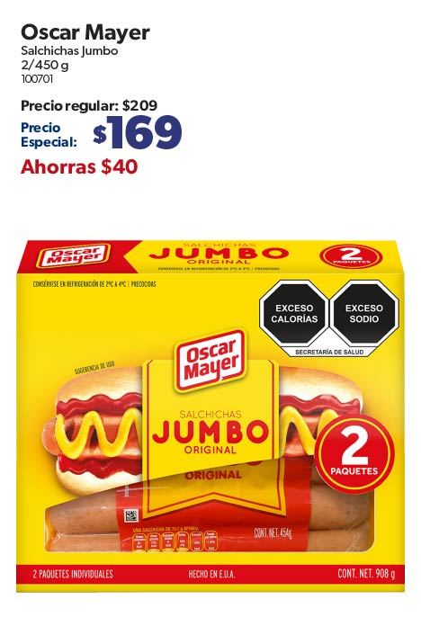 Salchichas jumbo