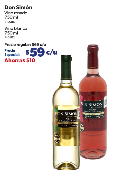 Vino rosado blanco