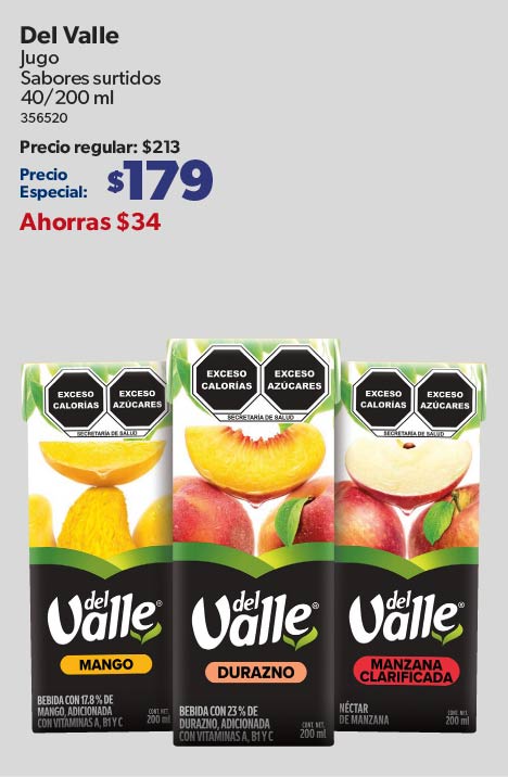 Jugo sabores surtidos