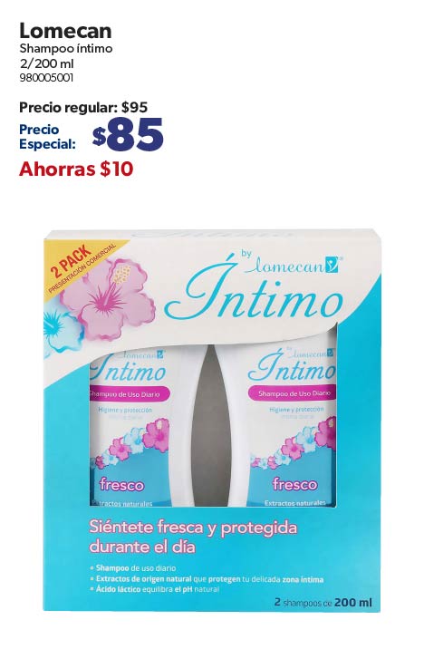 Shampoo intimo