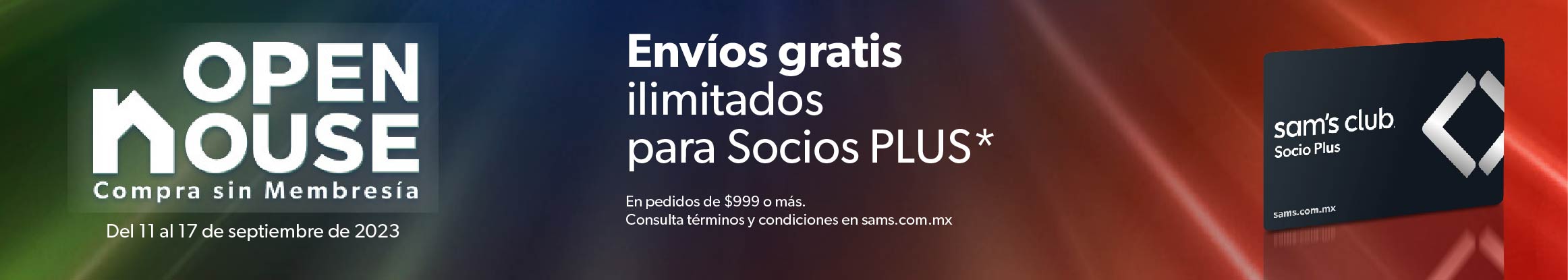 Envíos ilimitados para Socios PLUS