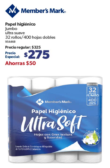 Papel higienico jumbo extra suave