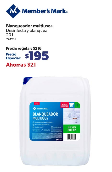 Blanqueador multiusos