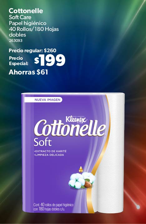 Papel higienico soft care