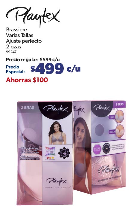 Brassiere varias tallas