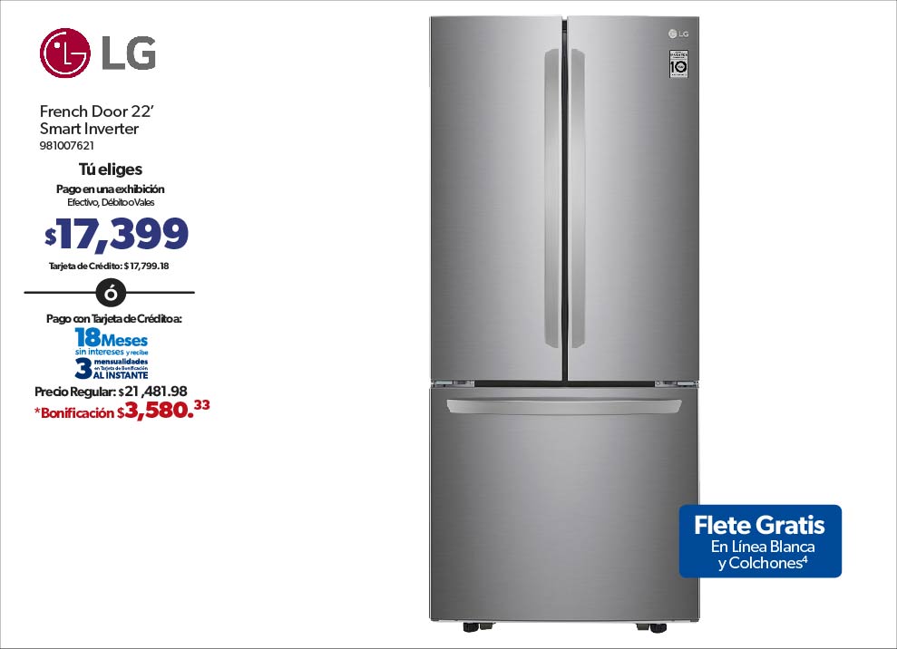 Refrigerador 22"