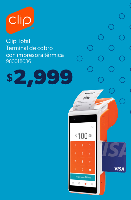 Terminal de cobro con impresora termica