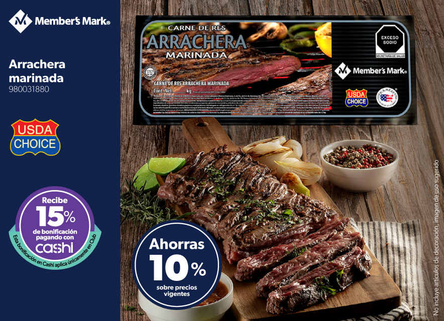 Arrachera marinada