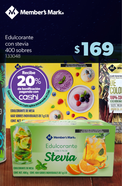 Edulcorante con Stevia