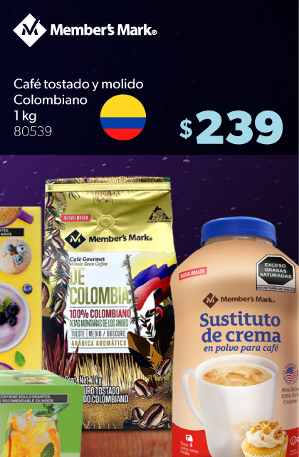 Cafe tostado y molido colombiano