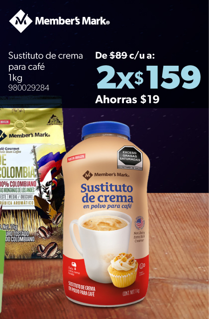 Sustituto de crema para cafe