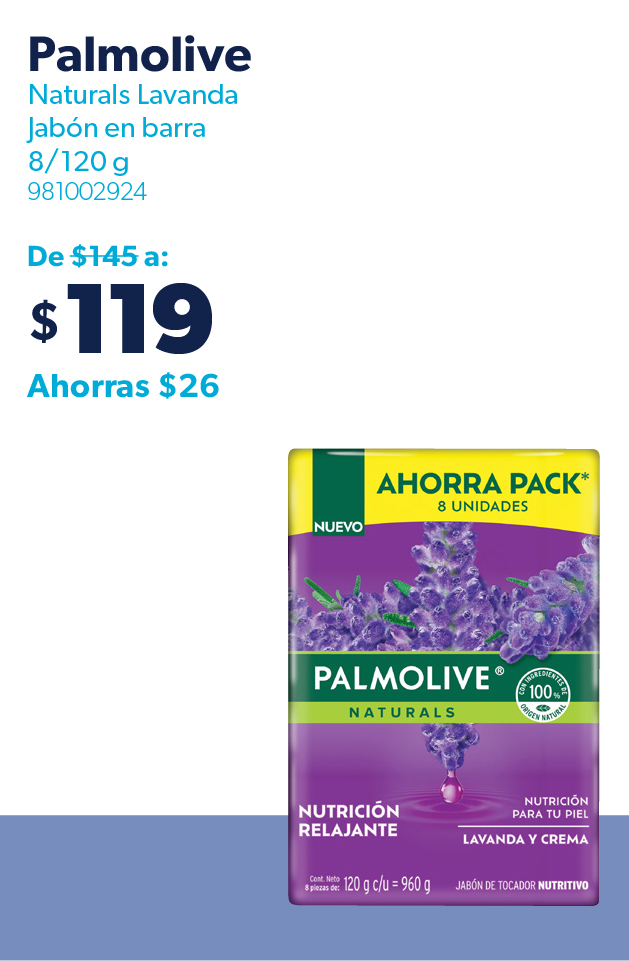 Jabon en barra naturals lavanda