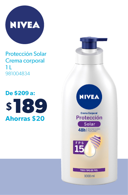 Crema corporal Proteccion solar