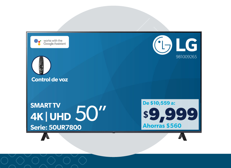 Smart TV 4K 50 pulgadas