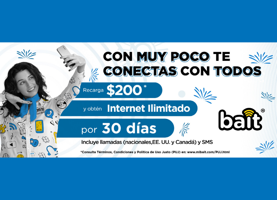 Con muy poco te conectas con todos