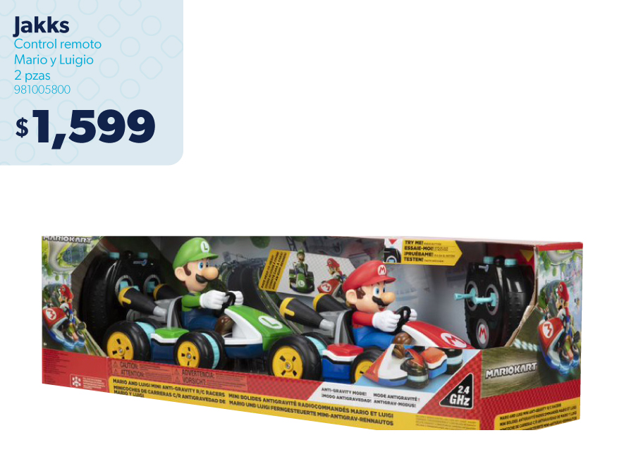 Minicoches de carreras Mario y Luigi