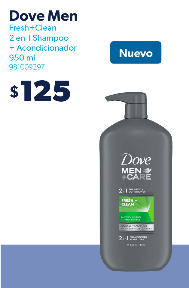 Shampoo 2 en 1 Fresh Clean