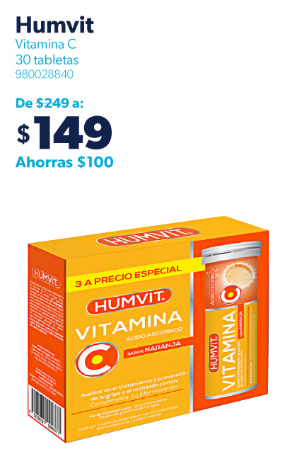 Tabletas Vitamina C