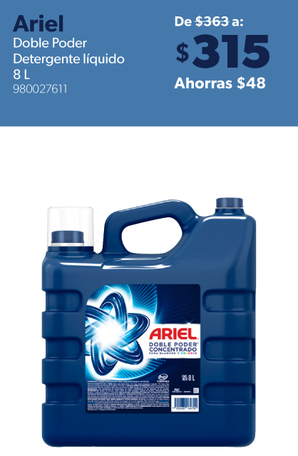 Detergente liquido Doble Poder