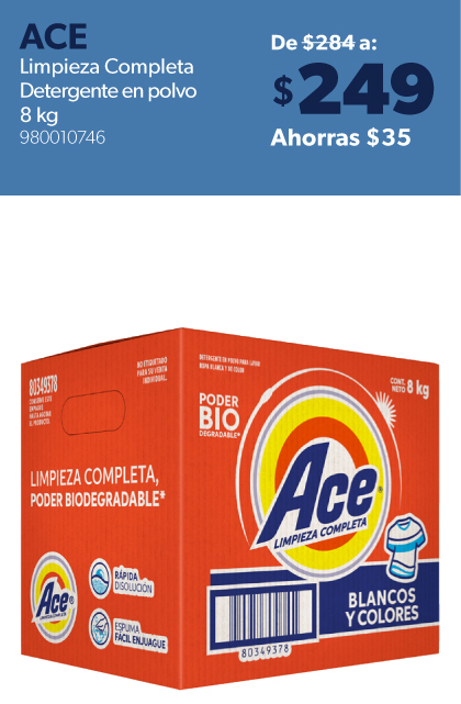 Detergente en polvo Limpieza Completa