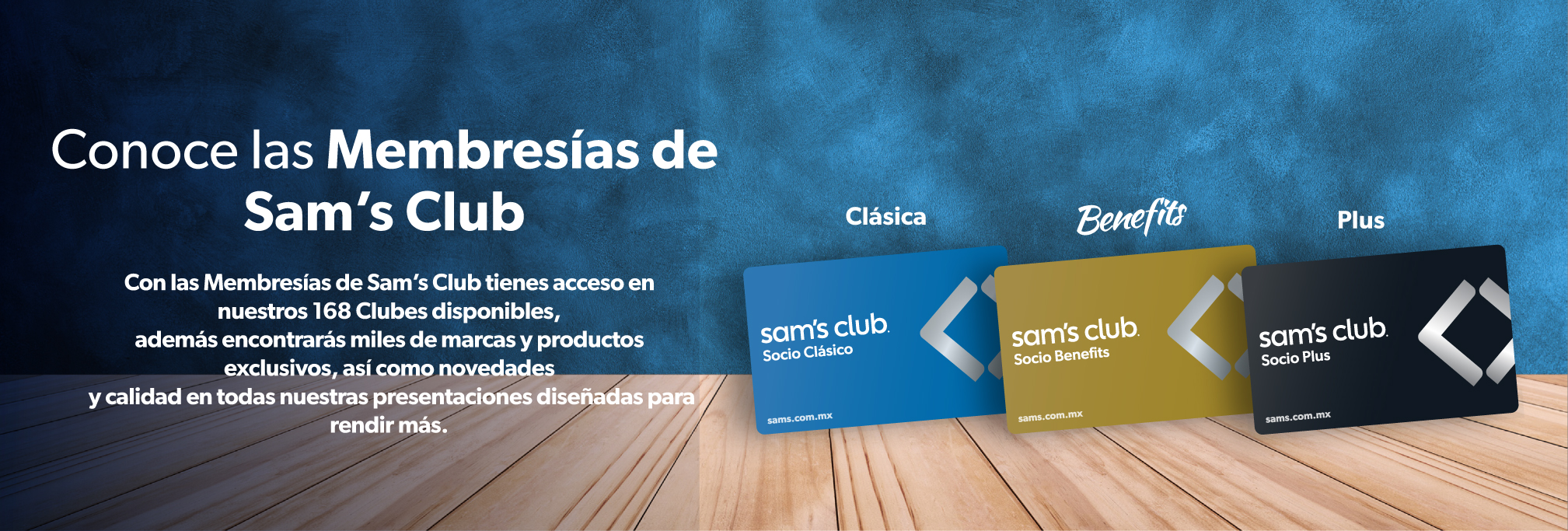 Conoce las Membresias de Sams Club