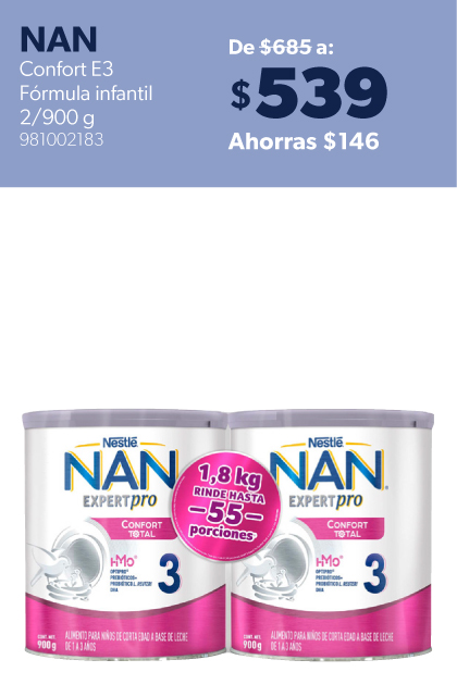 Formula Infantil Confort 3