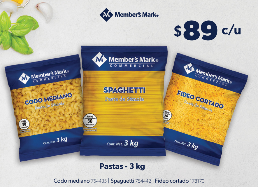 Pastas varias