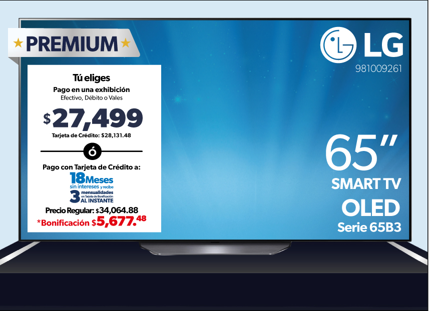 Pantalla OLED 65 pulgadas