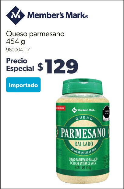 Queso parmesano rallado