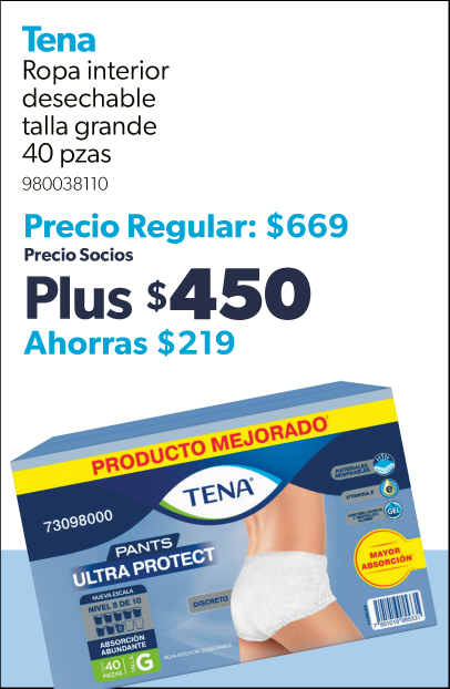 Ropa interior desechable ultra protect grande