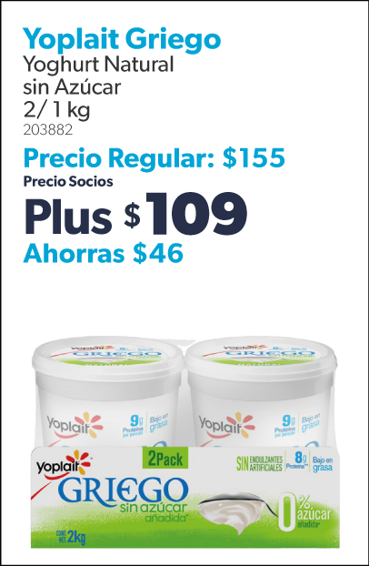 Yoghurt griego natural