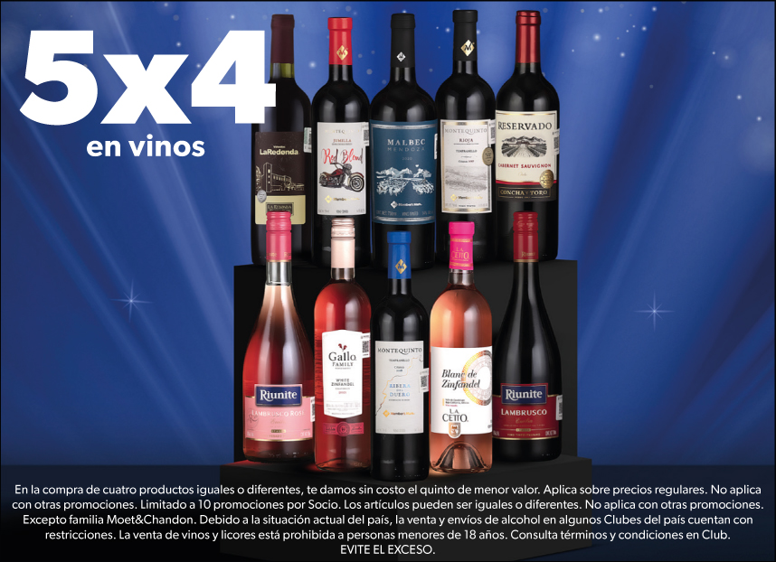 5x4 en vinos