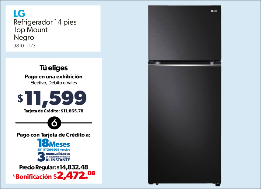 Refrigerador Top Mount