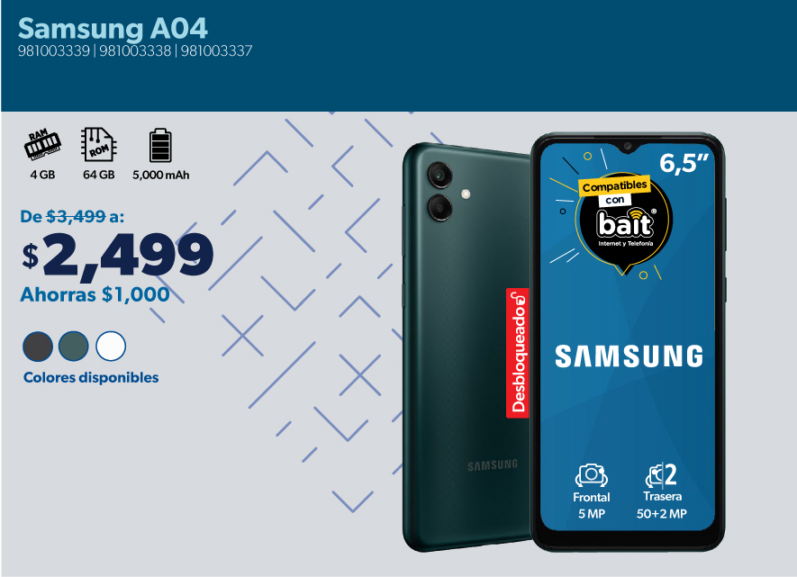 Smartphone Galaxy A04