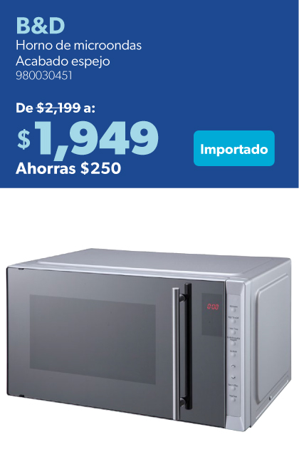 Horno de microondas