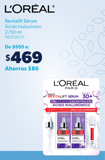 Serum rellenador