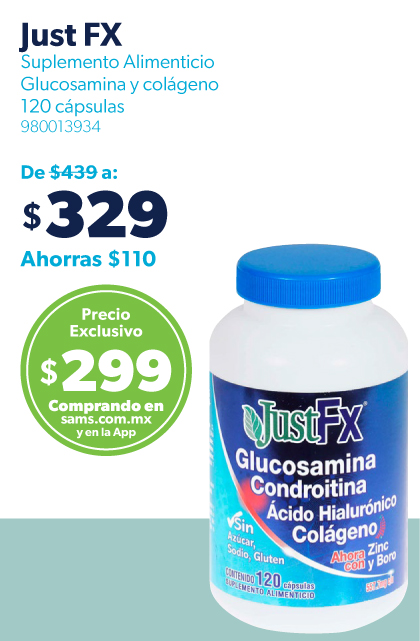 Suplemento alimenticio Glucosamina