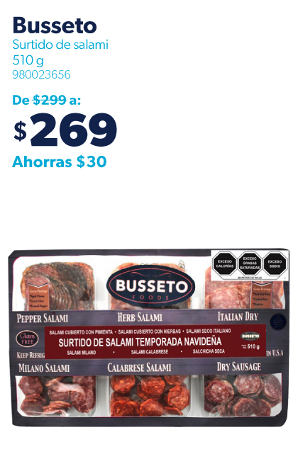 Surtido de salami