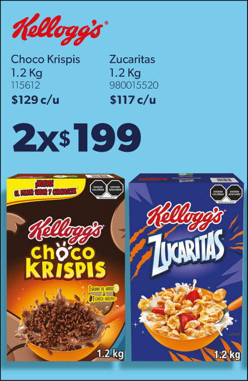 Chocokrispis y Zucaritas