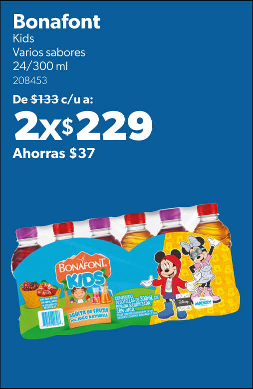 Bonafont kids varios sabores