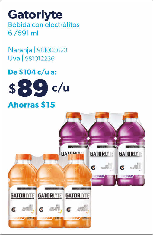 Bebida con electrolitos