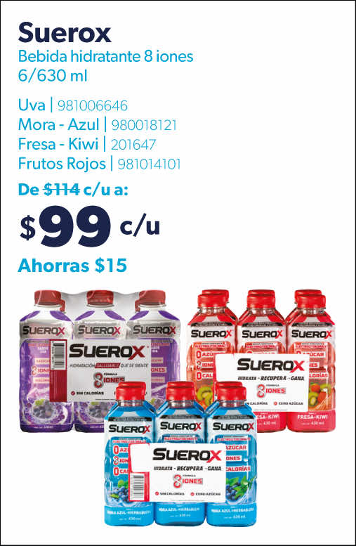 Bebida hidratante 8 iones