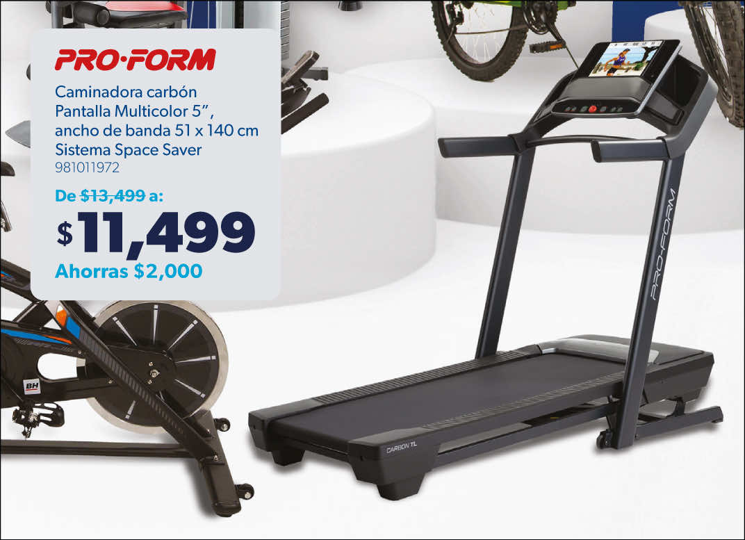Caminadora carbon