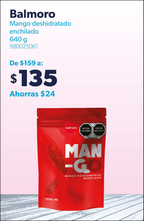 Mango deshidratado enchilado