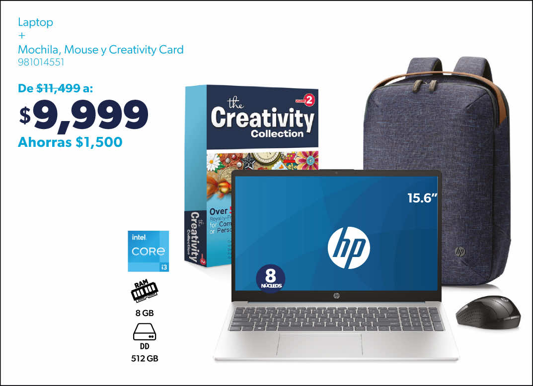 Laptop + mochila