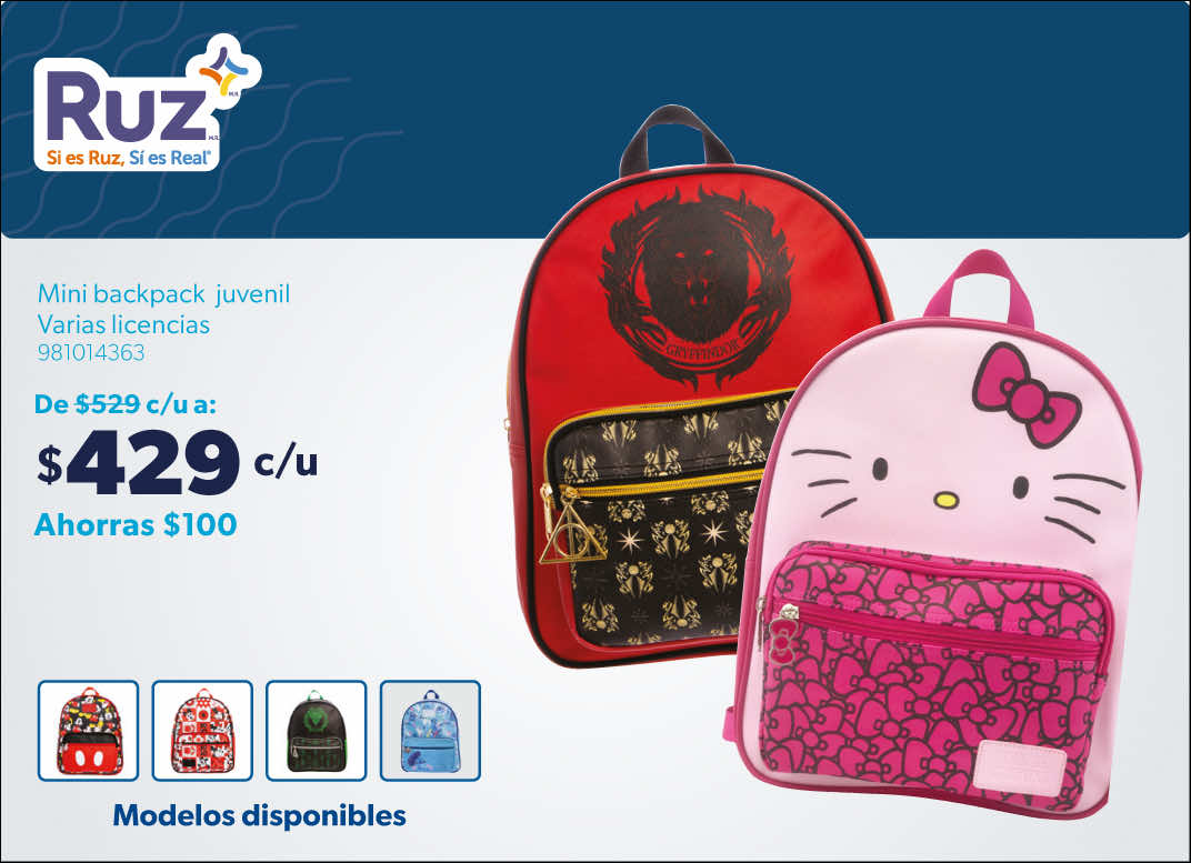 Mini backpack juvenil