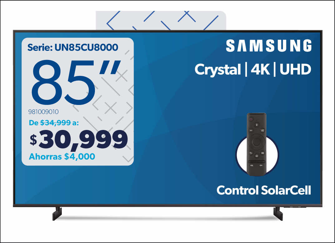 Pantalla Crystal 85