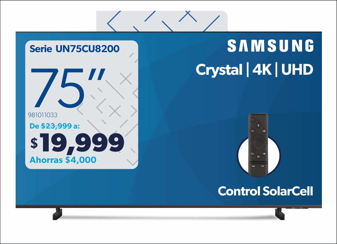 Pantalla Crystal 75